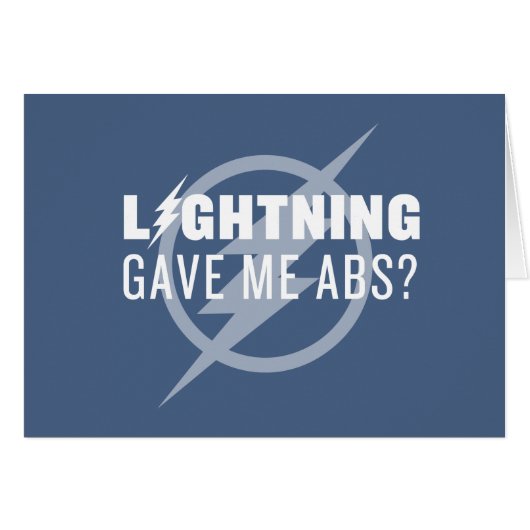 The Flash | "Lightning Gave Me Abs?" Cards (Front Horizontal)