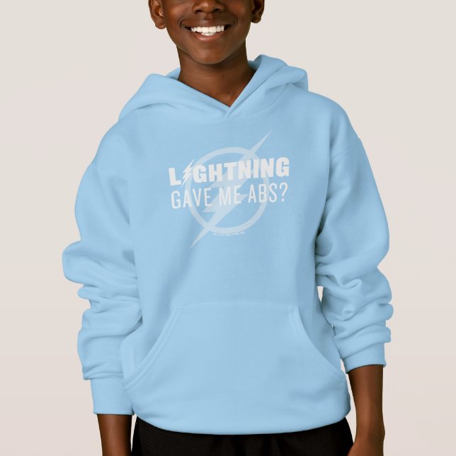 The Flash | "Lightning Gave Me Abs?" Hoodie (Front)