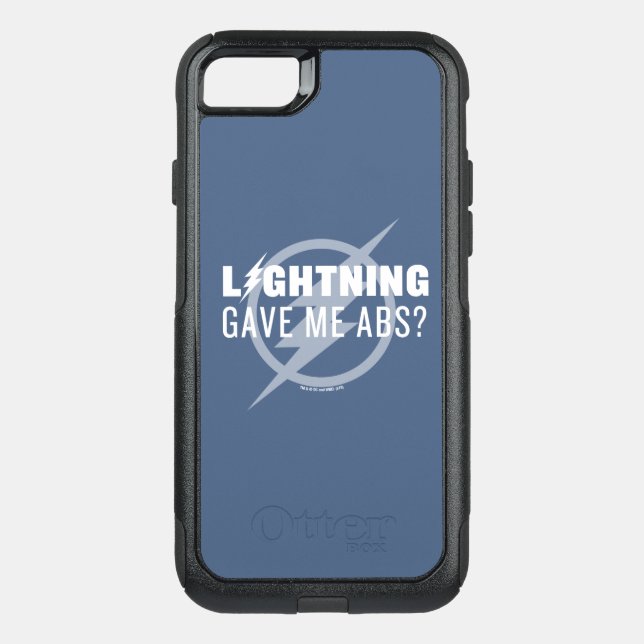 The Flash | "Lightning Gave Me Abs?" Otterbox iPhone Case (Back)