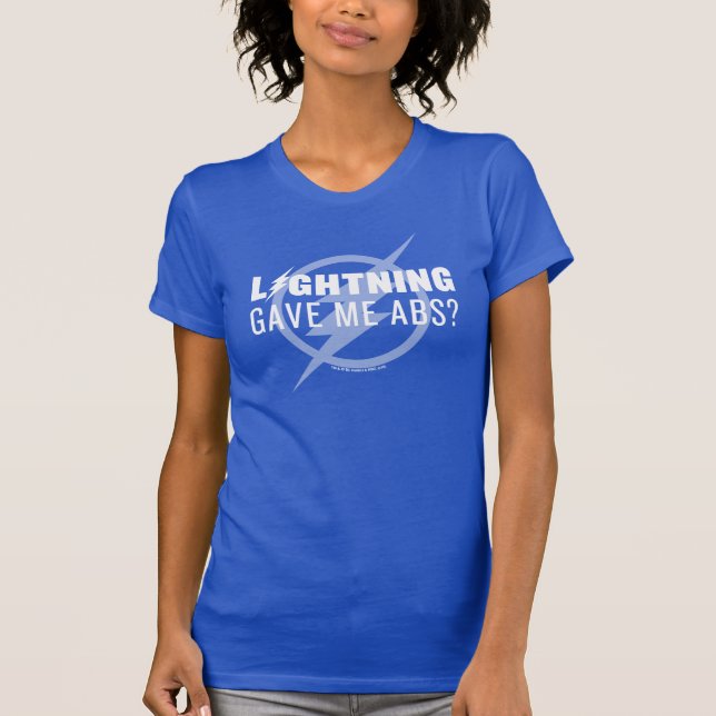 The Flash | "Lightning Gave Me Abs?" T-Shirt (Front)