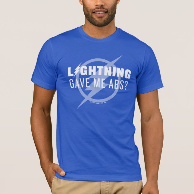 The Flash | "Lightning Gave Me Abs?" T-Shirt (Front)