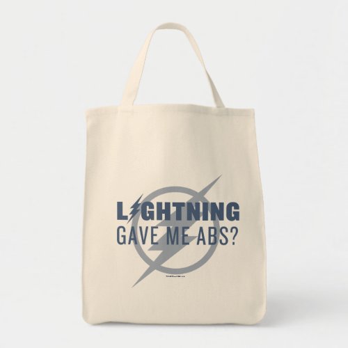 The Flash  Lightning Gave Me Abs Tote Bag