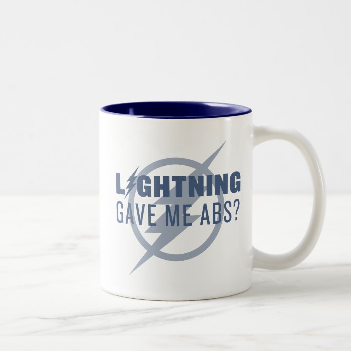 The Flash Lightning Gave Me Abs Two Tone Coffee Mug Zazzle Com