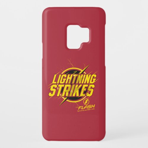 The Flash  Lightning Strikes Graphic Case_Mate Samsung Galaxy S9 Case