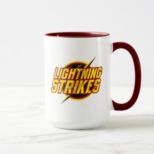 The Flash  Lightning Strikes Graphic Mug