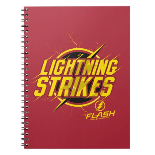 The Flash  Lightning Strikes Graphic Notebook