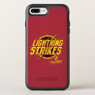 The Flash "Lightning Strikes" Graphic OtterBox Symmetry iPhone 8 Plus/7 Plus Case