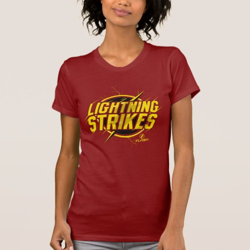 The Flash  Lightning Strikes Graphic T_Shirt
