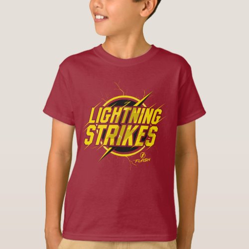 The Flash  Lightning Strikes Graphic T_Shirt