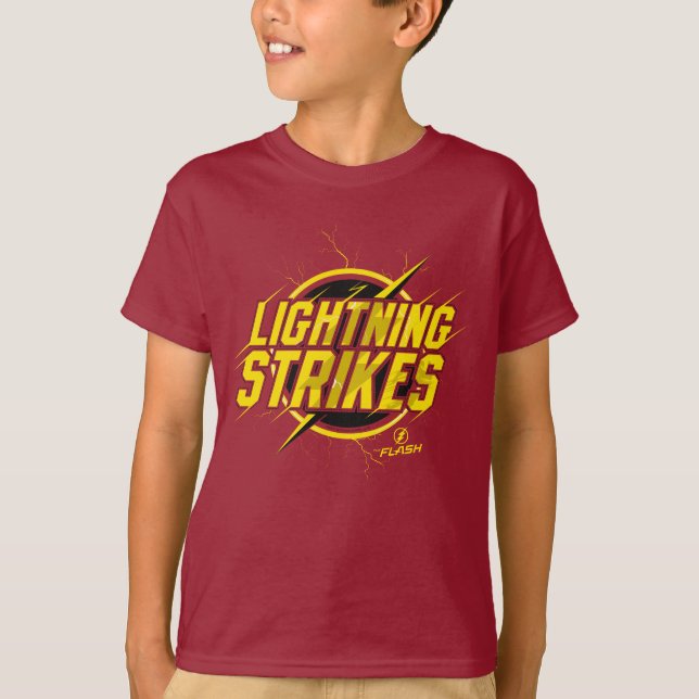 The Flash | "Lightning Strikes" Graphic T-Shirt (Front)