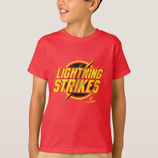 The Flash | "Lightning Strikes" Graphic T-Shirt (Front)
