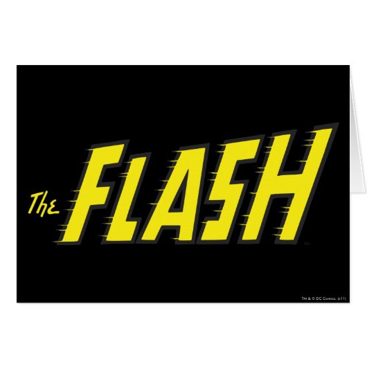 The Flash Logo Yellow Cards (Front Horizontal)
