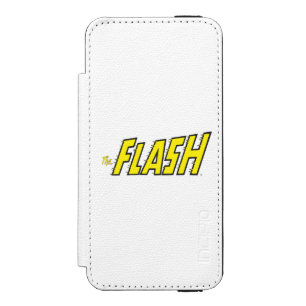 The Flash Logo Yellow Wallet Case For iPhone SE/5/5s