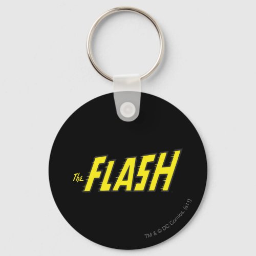 The Flash Logo Yellow Keychain