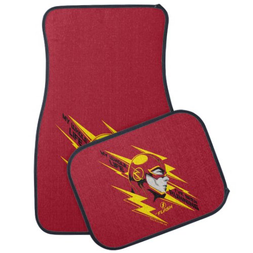 The Flash  My Whole Life Ive Been Running Car Floor Mat