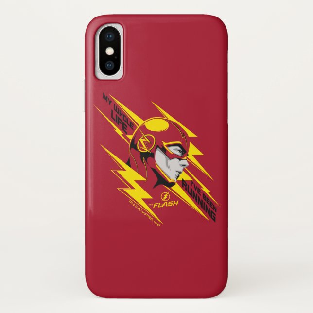 The Flash | My Whole Life I've Been Running Case-Mate iPhone Case (Back)