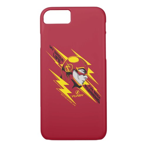 The Flash  My Whole Life Ive Been Running iPhone 87 Case