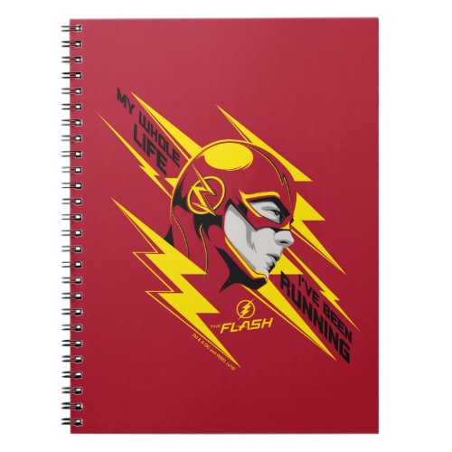 The Flash  My Whole Life Ive Been Running Notebook