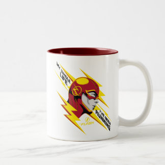 The Flash | My Whole Life I've Been Running Two-Tone Coffee Mug