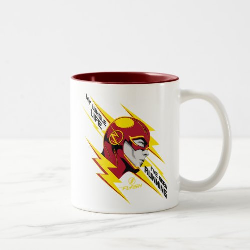 The Flash  My Whole Life Ive Been Running Two_Tone Coffee Mug