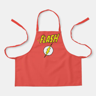 The Flash Name & Lightning Bolt Logo Apron