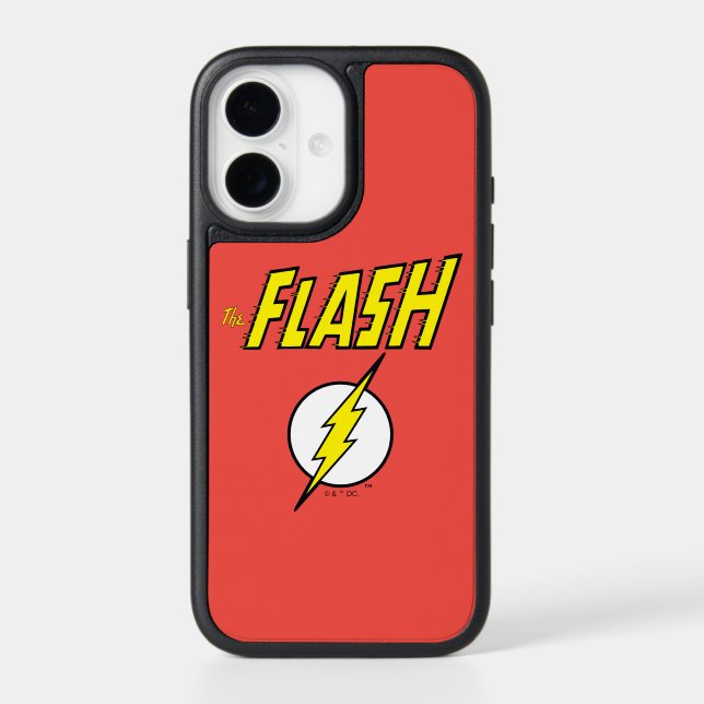 The Flash Name & Lightning Bolt Logo Otterbox iPhone Case (Back)