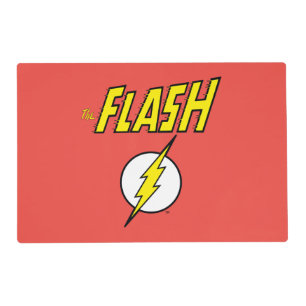 The Flash Name & Lightning Bolt Logo Placemat