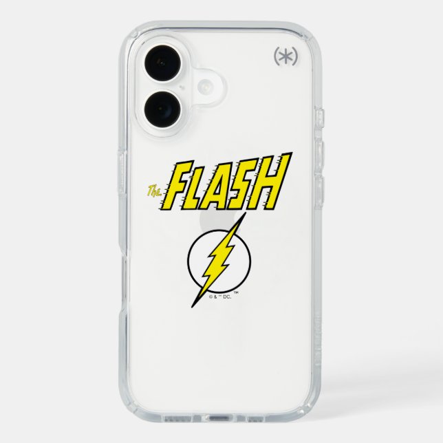 The Flash Name & Lightning Bolt Logo Speck iPhone Case (Front)