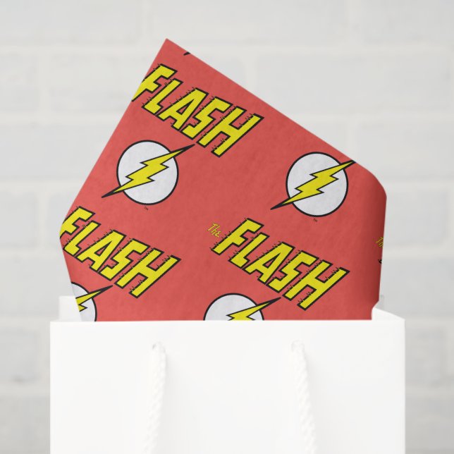 The Flash Name & Lightning Bolt Logo Tissue Paper (Gift Bag)