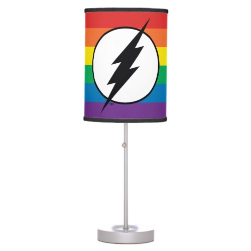 The Flash Rainbow Logo Table Lamp