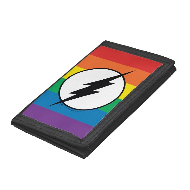 The Flash Rainbow Logo Trifold Wallet (Bottom)