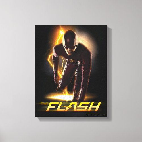 The Flash  Sprint Start Position Canvas Print