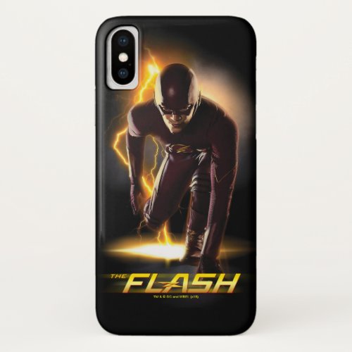 The Flash  Sprint Start Position iPhone X Case