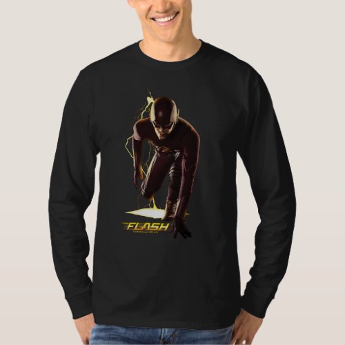 The Flash  Sprint Start Position T_Shirt