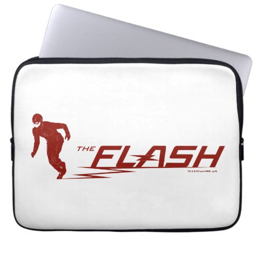 The Flash  Super Hero Name Logo Laptop Sleeve