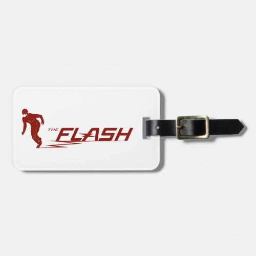 The Flash  Super Hero Name Logo Luggage Tag