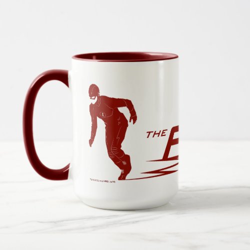 The Flash  Super Hero Name Logo Mug