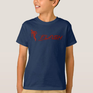 The Flash Super Hero Name Logo T-Shirt