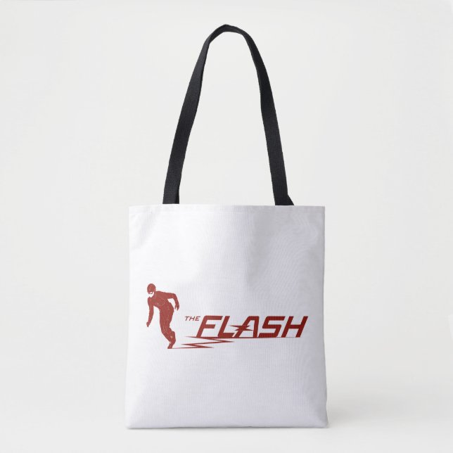 The Flash | Super Hero Name Logo Tote Bag (Front)