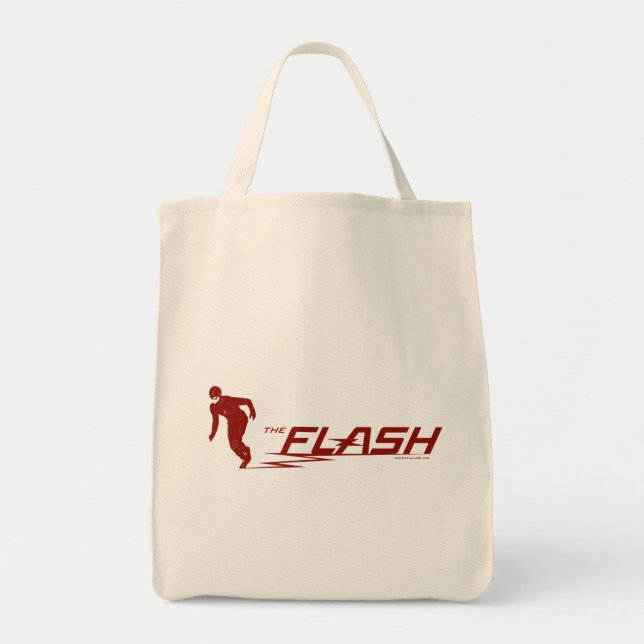 The Flash | Super Hero Name Logo Tote Bag (Front)