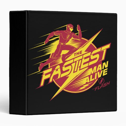 The Flash  The Fastest Man Alive 3 Ring Binder
