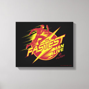 The Flash The Fastest Man Alive Canvas Print