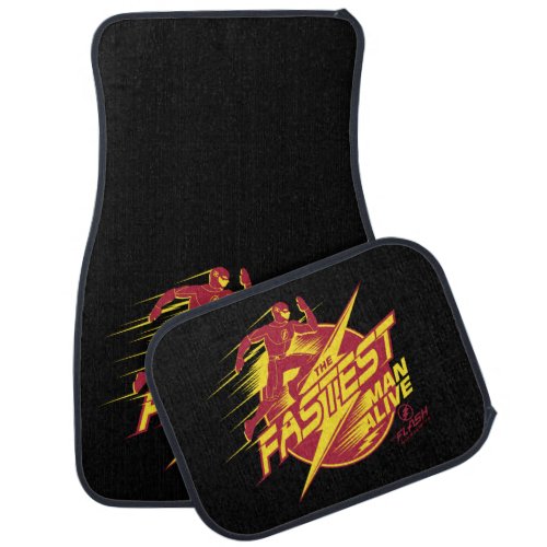 The Flash  The Fastest Man Alive Car Floor Mat