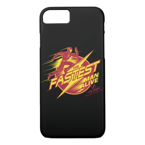 The Flash  The Fastest Man Alive iPhone 87 Case