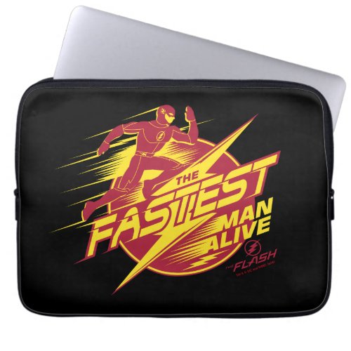The Flash  The Fastest Man Alive Laptop Sleeve