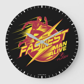 The Flash | The Fastest Man Alive Large Clock