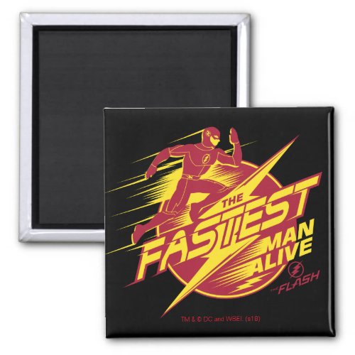 The Flash  The Fastest Man Alive Magnet