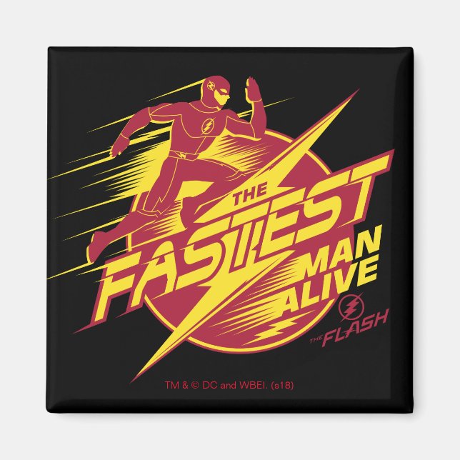 The Flash | The Fastest Man Alive Magnet (Front)