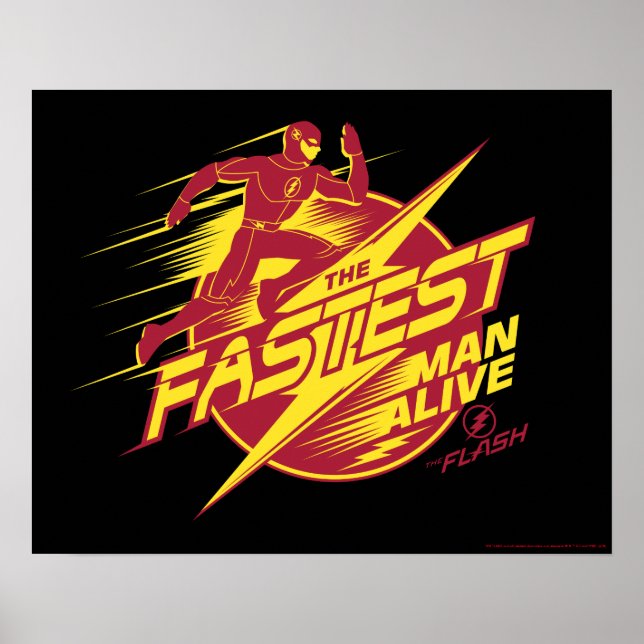 The Flash | The Fastest Man Alive Poster (Front)
