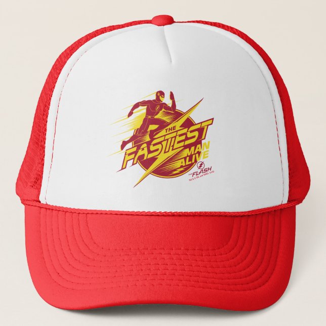 The Flash | The Fastest Man Alive Trucker Hat (Front)